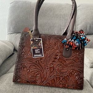Beautiful leather bag,